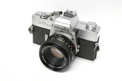 Minolta srt303 con obiettivo - minolta,